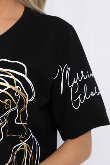 Блуза Деметра (черная) Б12718-20