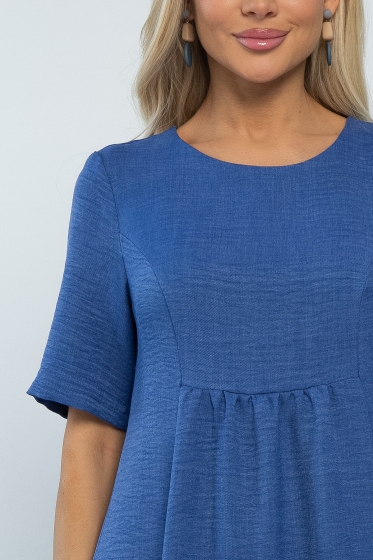 Платье Воздушный поцелуй (джинс) П13491-18М