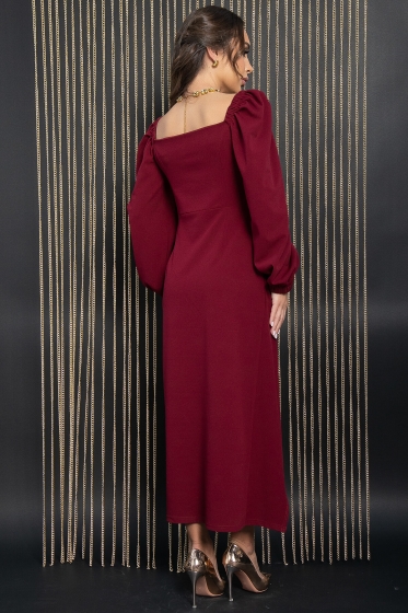 Платье Магия ночи (бордовое) П11721