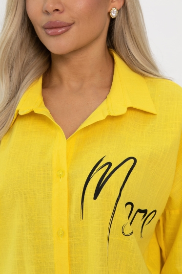 Блуза Песчаный пляж (желтая) Б13787-18М