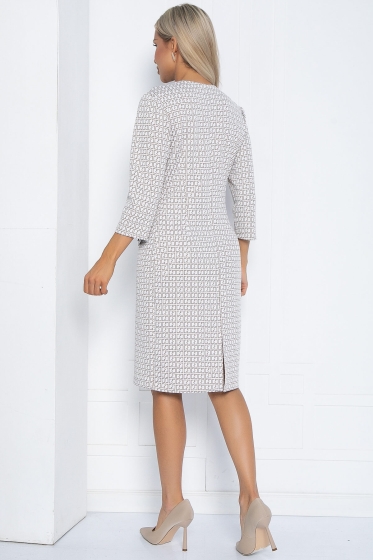 Платье Леди Мери (бежевое) П12559-19