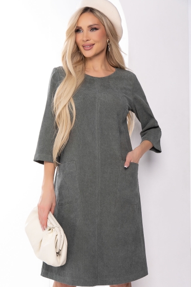 Платье "Рита" (полынь) П8222