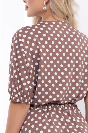 Платье "Беверли" (брауни) П7038