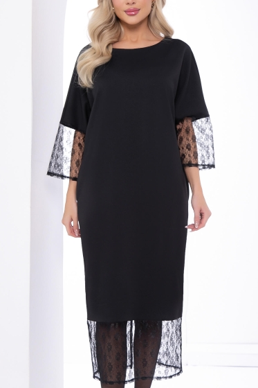 Платье "Орелия" (блэк) П8116