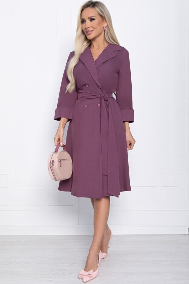 Платье Орби (сливовое) П10953