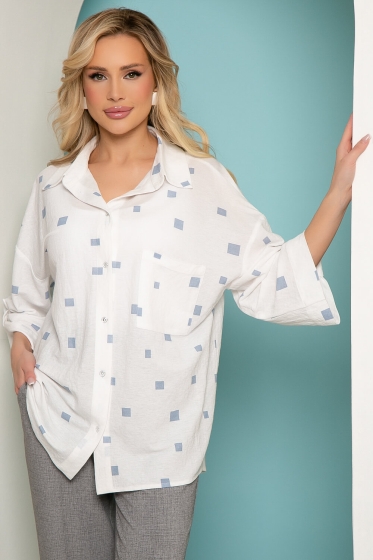 Рубашка "Бриана" (квадраты) Б3631