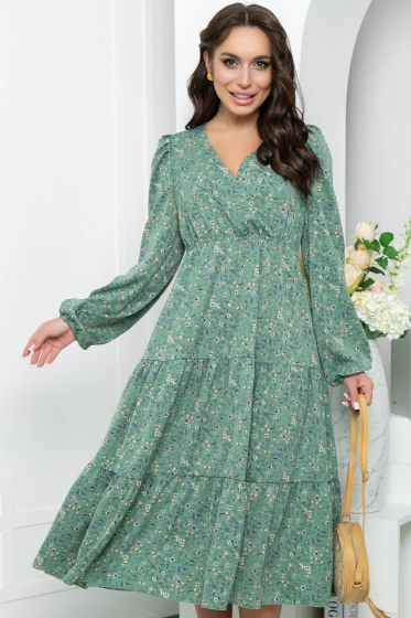Платье "Трепетное чувство" (мята) П5373
