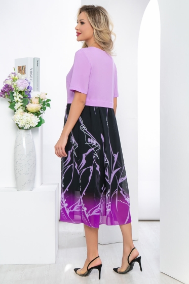 Платье "Кэри" (сирень) П5408