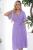 Платье Мода люкс сиреневое П10088 Платье Мода люкс сиреневое П10088