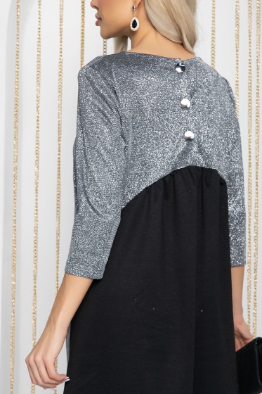 Платье Леди Элегант (серебро) П12208-10