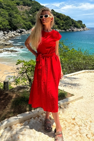 Платье Софи (красное) П13441-45М