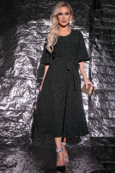 Платье "Ирина" (мерцающая бирюза) П7412