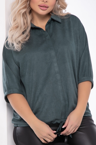 Туника "Мона Лиза" (темно-зеленая) Б7983