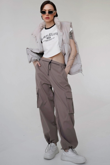 Брюки карго (капучино) Б6032
