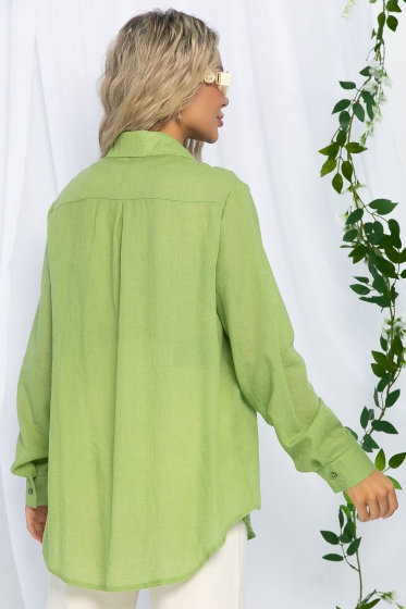 Рубашка Воздушное настроение (зеленая) Б13190-7М