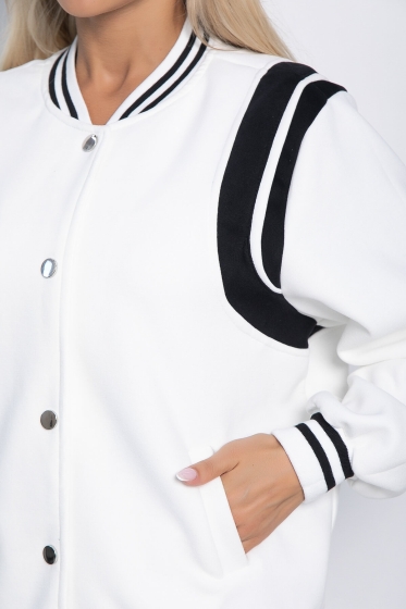 Бомбер Беата (белый) Б10915