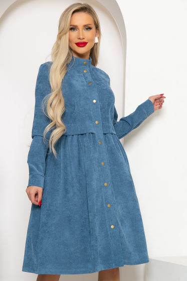 Платье "Муза" П7216 (джинс)