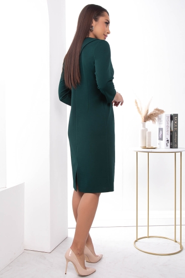 Платье "Клеменс" П7297 (изумруд)