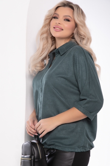 Туника "Мона Лиза" (темно-зеленая) Б7983