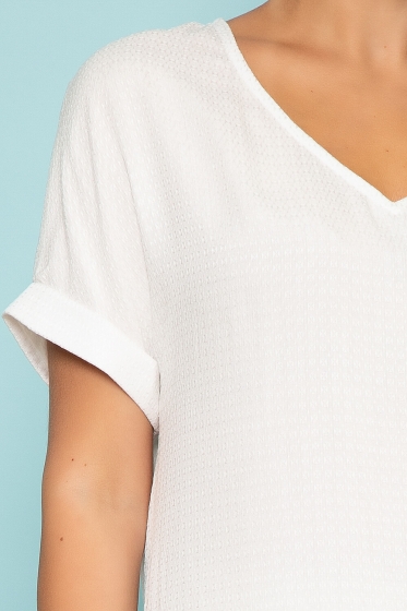 Блуза "Яркий сезон" (белая) Б3821