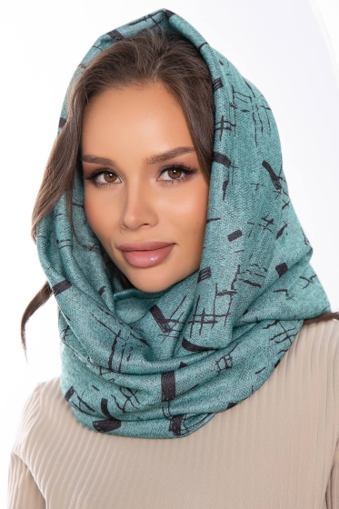 Снуд (олива/абстракция) СТ22