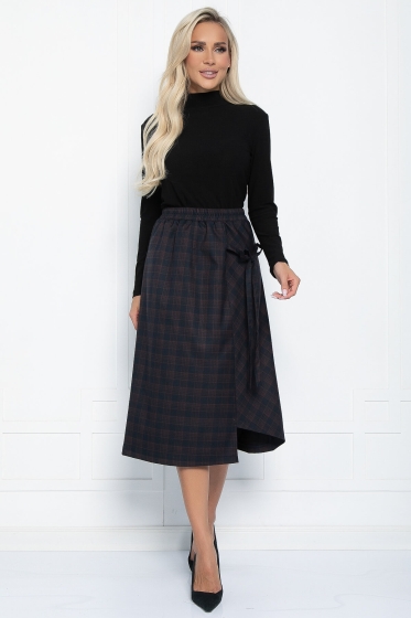 Юбка Гармония (темно-бордовая) Ю11172