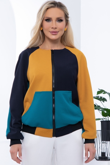 Бомбер "Каприз" (мультиколор) Б6737