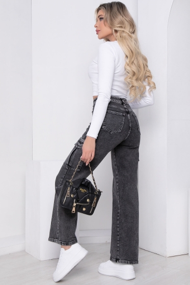 Джинсы "Артемиса" (серые) Б8607