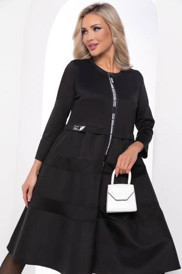 Платье Земфира (черное) П11440