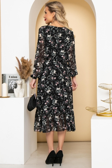Платье "Фортуна" (блэк) П4418