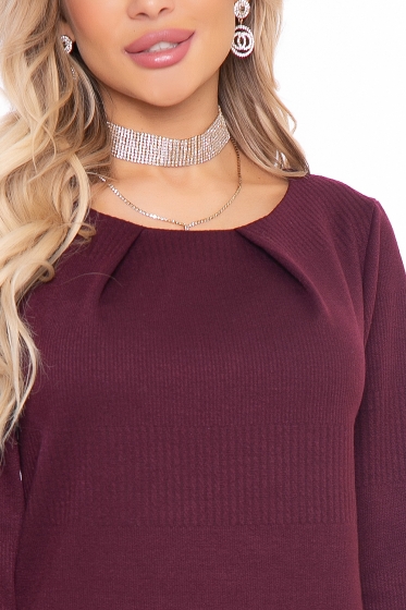 Платье "Сандрин" (глинтвейн) П3232