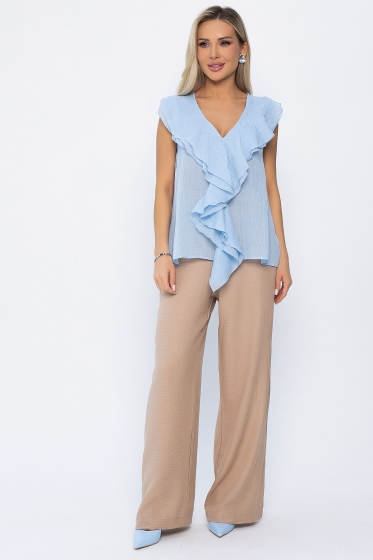 Блуза Поцелуй ветра (голубая) Б13894-7М