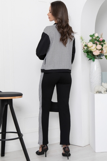 Костюм "Спорт шик" (грей/блэк) К6739