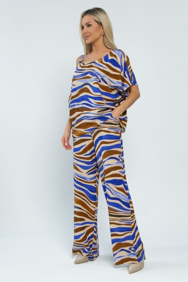 Костюм Асвари (сине-коричневый) К13456-5М