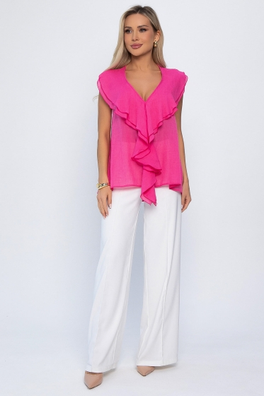 Блуза Поцелуй ветра (малиновая) Б13892-7М