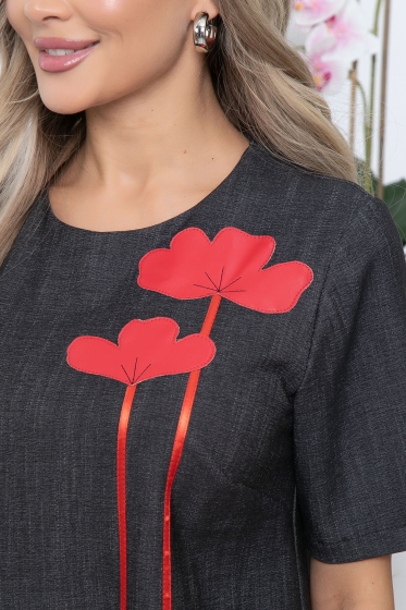 Платье "Мэйси" (грей) П5721