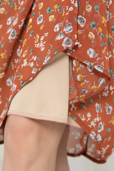 Платье "Лорена" (корица) П5347