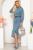 Платье "Сандра" (голубое) П4035 Платье "Сандра" (голубое) П4035