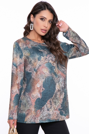 Джемпер "Вивьен" (малахит) Б2715