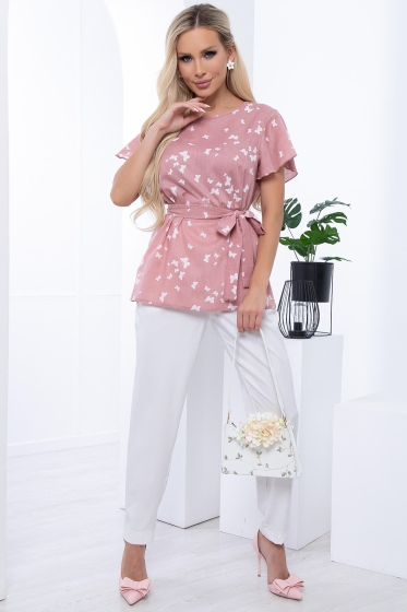 Блуза "Гайана" (пыльная роза) Б6777