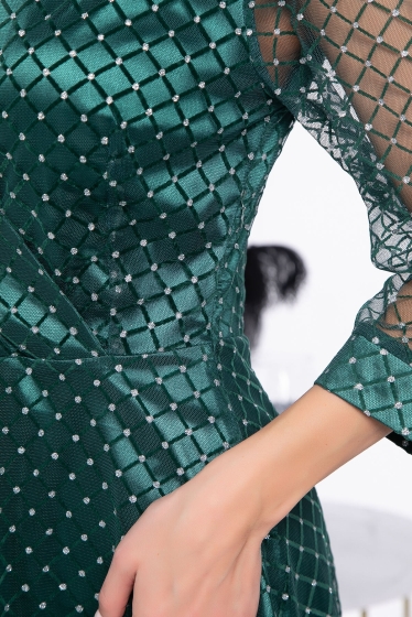 Платье "Северное сияние" (грин) П7938