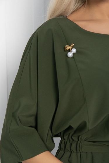 Платье Воздушный полёт (зеленая сосна) П12476-15