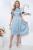 Платье "Джульетта" (голубое) П5877 Платье "Джульетта" (голубое) П5877