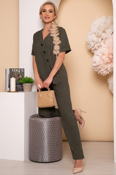 Костюм "Нюансы стиля" (хаки) К3829