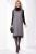 Сарафан из экокожи "Бригитта" (грей) П8101 Сарафан из экокожи "Бригитта" (грей) П8101