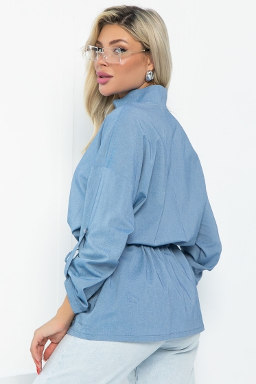 Жакет Эсми (голубой меланж) Б12989-44М