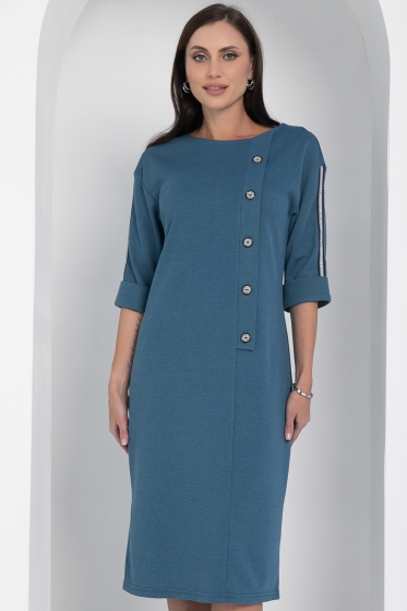 Платье Простота в деталях (джинс) П12622-5