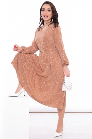 Платье "Молли" (капучино) П3172