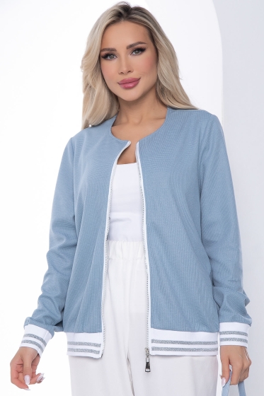 Бомбер Дана (серо-голубой) Б10044