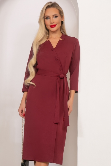 Платье "Стелла" (бордо) П4050